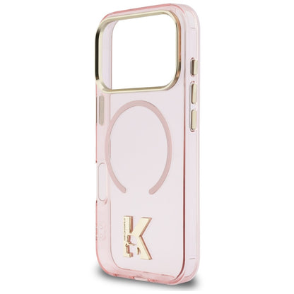 MagSafe-Hülle für Apple iPhone 18 Pro Max / 17 Pro Max, Karl Lagerfeld, IML Karl Head Logo, Rosa