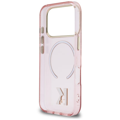 MagSafe-Hülle für Apple iPhone 18 Pro Max / 17 Pro Max, Karl Lagerfeld, IML Karl Head Logo, Rosa