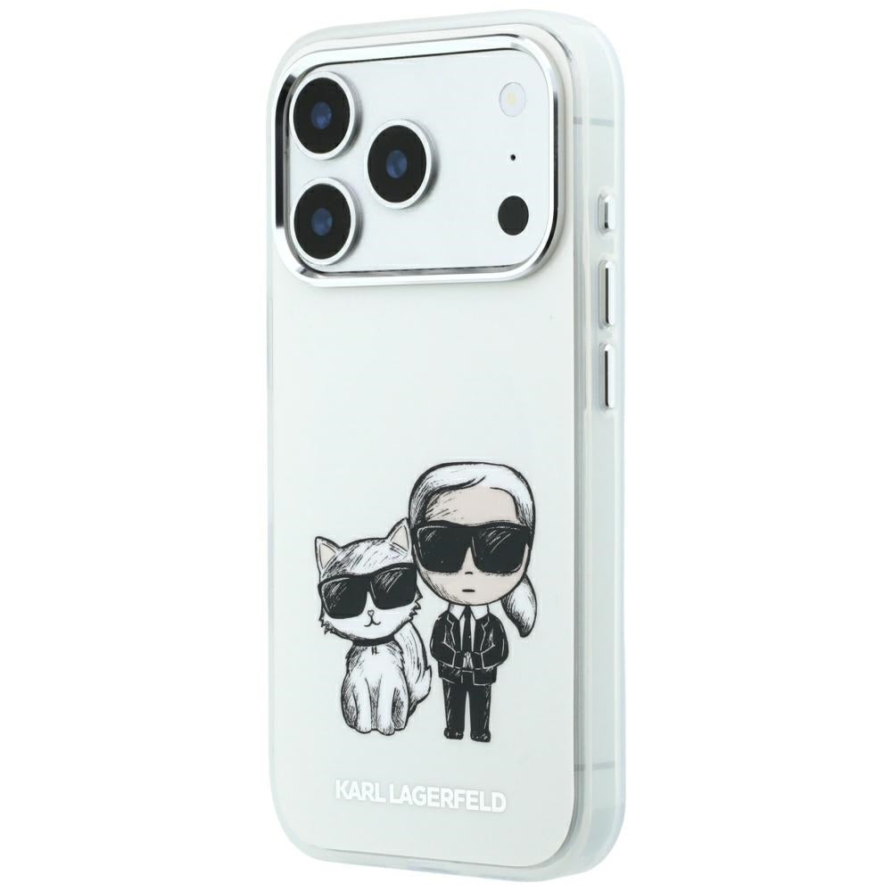 MagSafe-Hülle für Apple iPhone 18 Pro Max / 17 Pro Max, Karl Lagerfeld, KC Bodies Sketch, Beige