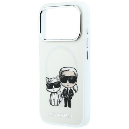 MagSafe-Hülle für Apple iPhone 18 Pro Max / 17 Pro Max, Karl Lagerfeld, KC Bodies Sketch, Beige