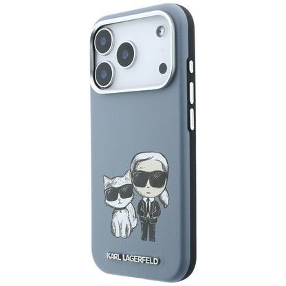 MagSafe-Hülle für Apple iPhone 18 Pro Max / 17 Pro Max, Karl Lagerfeld, KC Bodies Sketch, Blau