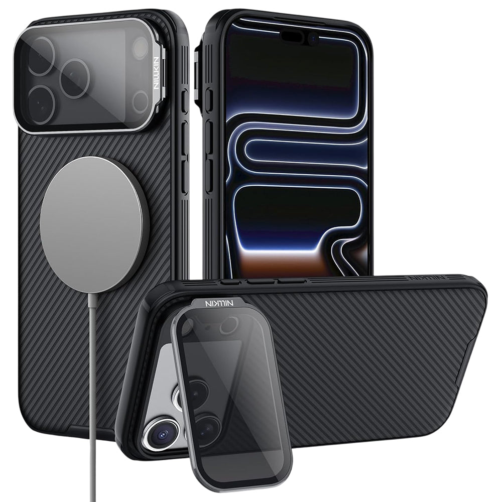 MagSafe-Hülle für Apple iPhone 18 Pro Max / 17 Pro Max, Nillkin, CamShield Prop, Schwarz