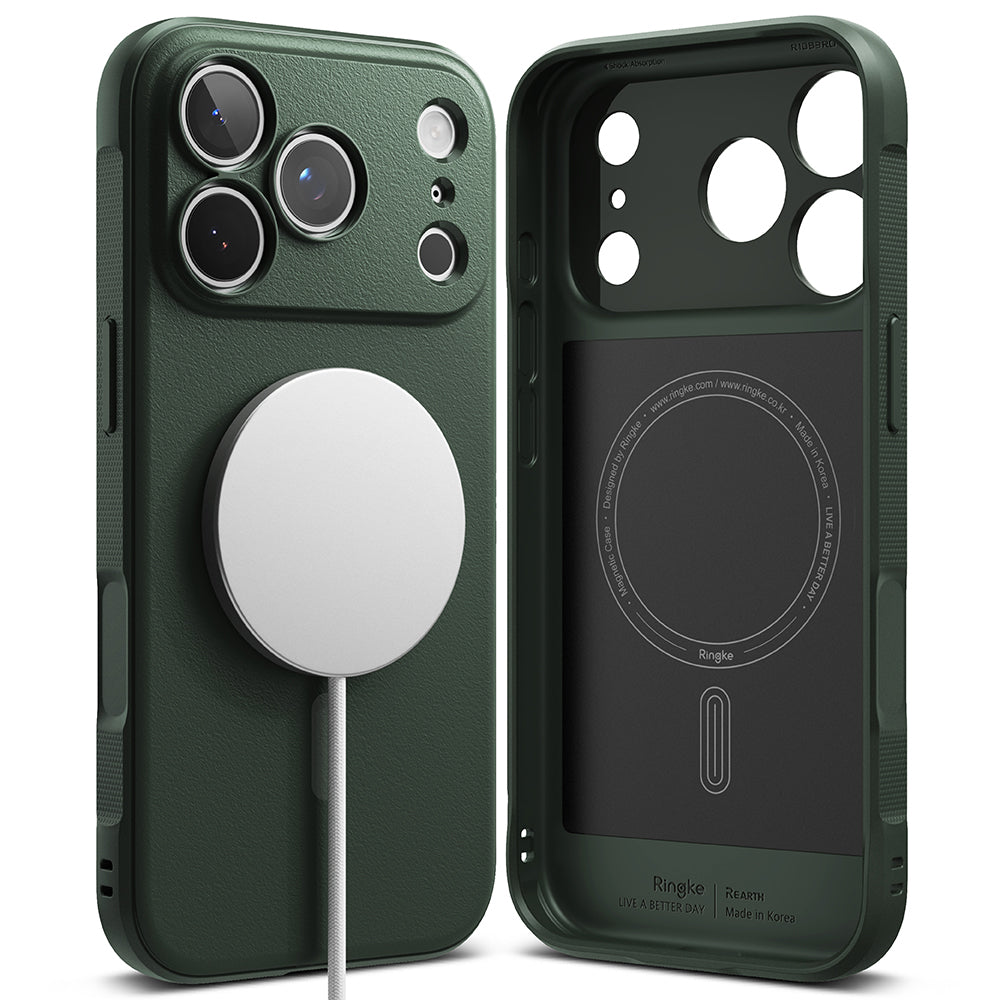 MagSafe Case for Apple iPhone 18 Pro Max / 17 Pro Max, Ringke, Onyx, Dark Green