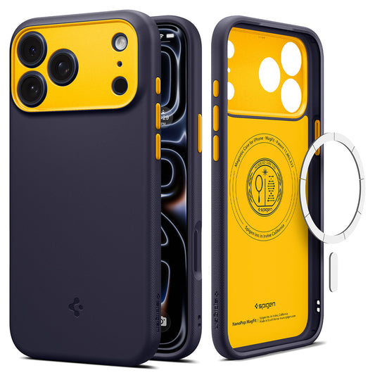 MagSafe-Hülle für Apple iPhone 18 Pro Max / 17 Pro Max, Spigen, Caseology Nano Pop, Lila ACS12140