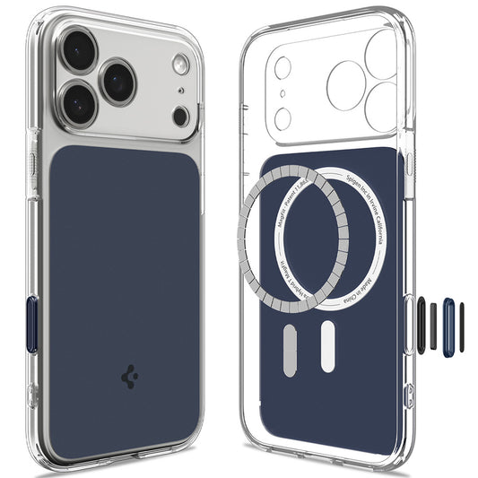 MagSafe-Hülle für Apple iPhone 18 Pro Max / 17 Pro Max, Spigen, Ultra Hybrid T, Mattblau ACS12135