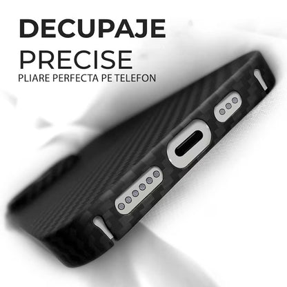 MagSafe-Hülle für Apple iPhone 18 Pro Max / 17 Pro Max, Techsuit, Aramidfaser, Schwarz