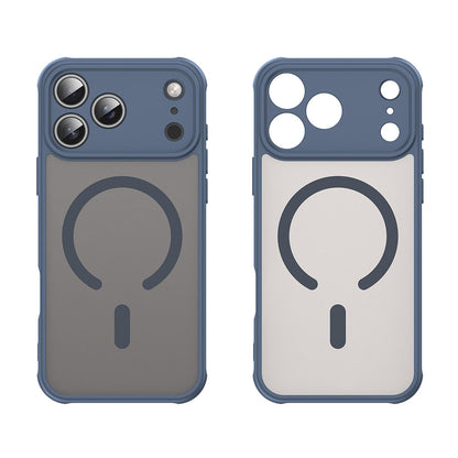 MagSafe-Hülle für Apple iPhone 18 Pro Max / 17 Pro Max, Techsuit, HaloFrost II, Marineblau