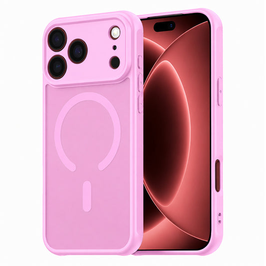 MagSafe-Hülle für Apple iPhone 18 Pro Max / 17 Pro Max, Techsuit, HaloFrost II, Rosa