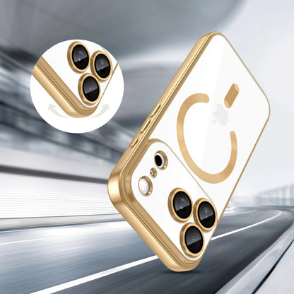 MagSafe-Hülle für Apple iPhone 18 Pro Max / 17 Pro Max, Techsuit, Luxury Crystal, Dunkelgrün