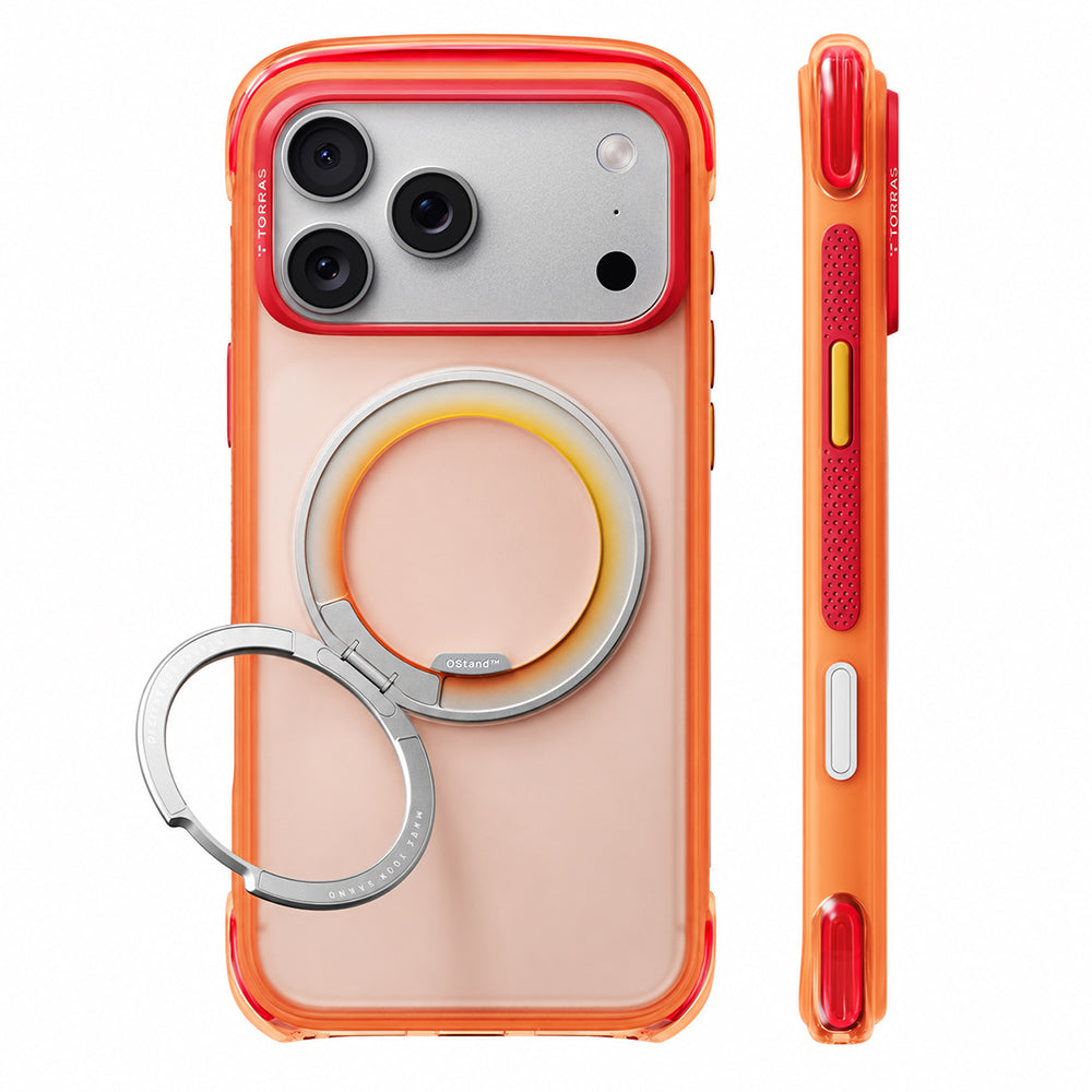 MagSafe-Hülle für Apple iPhone 18 Pro Max / 17 Pro Max, Torras, O3 Air Core, Orange