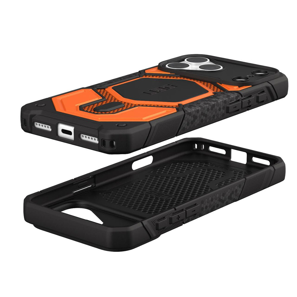 MagSafe-Hülle für Apple iPhone 18 Pro Max / 17 Pro Max, Urban Armor Gear, Monarch Pro Kevlar, Orange