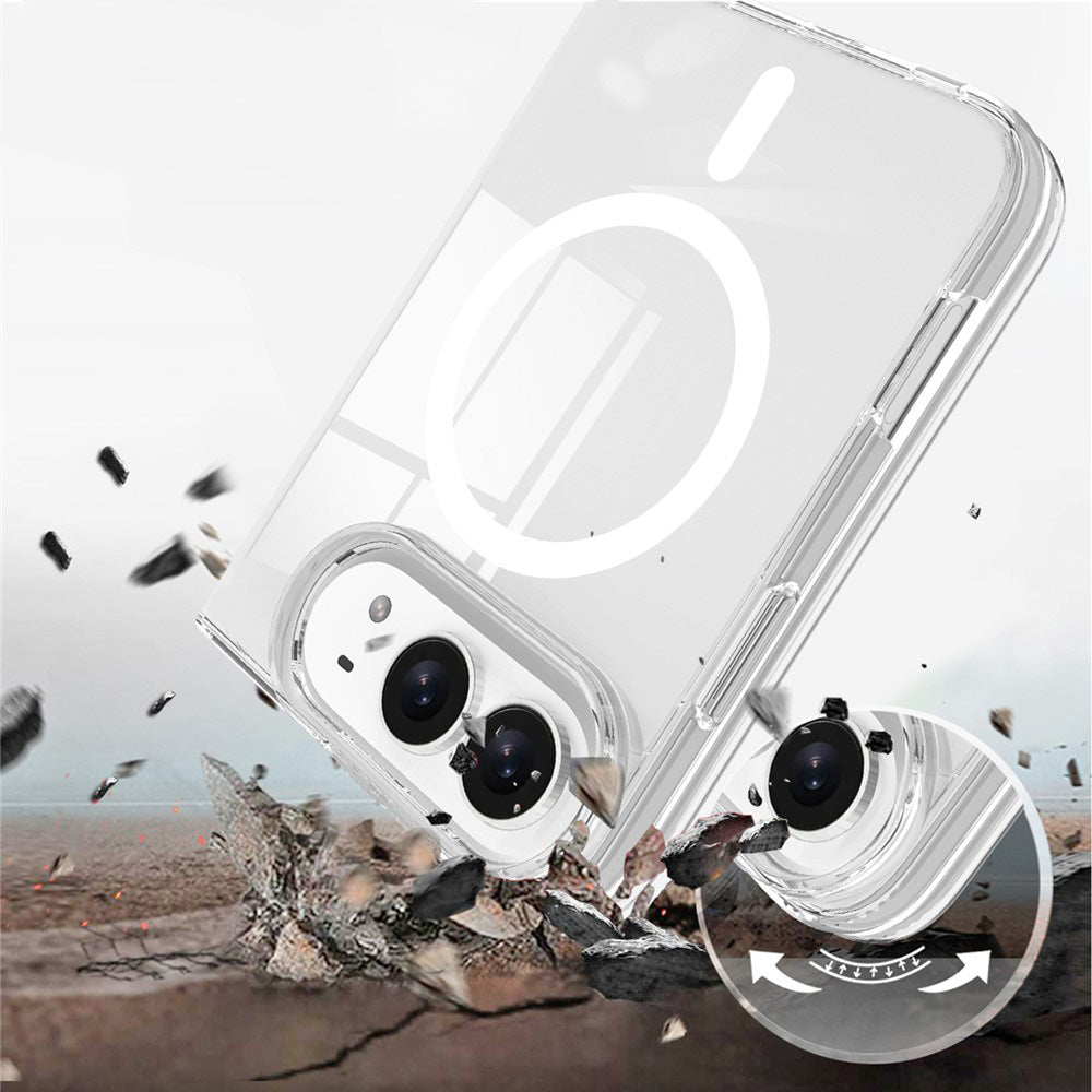 MagSafe-Hülle für Apple iPhone Duo, Techsuit, Pro, transparent