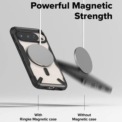 MagSafe-Hülle für Google Pixel 10 Pro / 10, Ringke, Fusion X, Schwarz