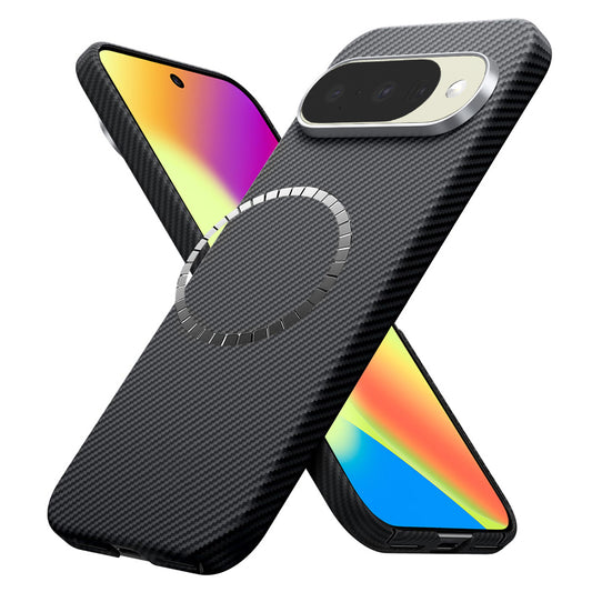MagSafe Case for Google Pixel 10 Pro / 10, Techsuit, Aramid Fiber, Black