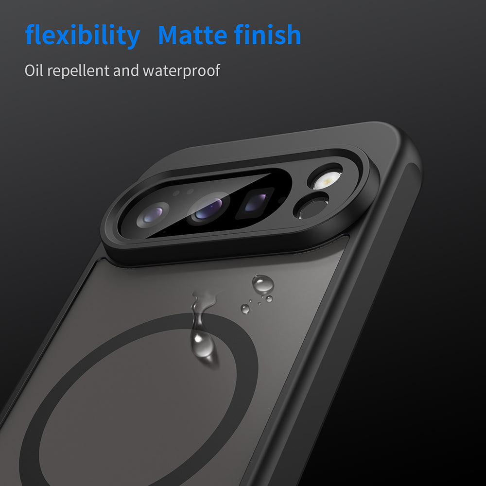 MagSafe-Hülle für Google Pixel 10 Pro, Techsuit, HaloFrost II, Schwarz