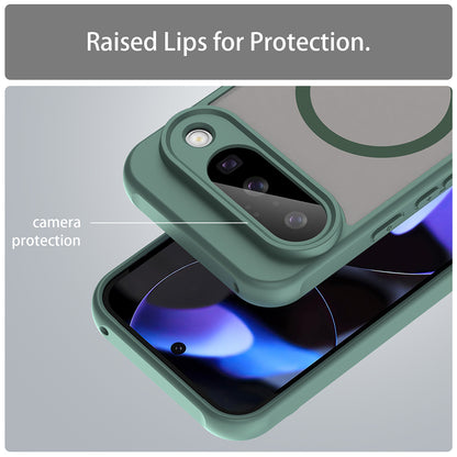 MagSafe-Hülle für Google Pixel 10 Pro, Techsuit, HaloFrost II, Grün