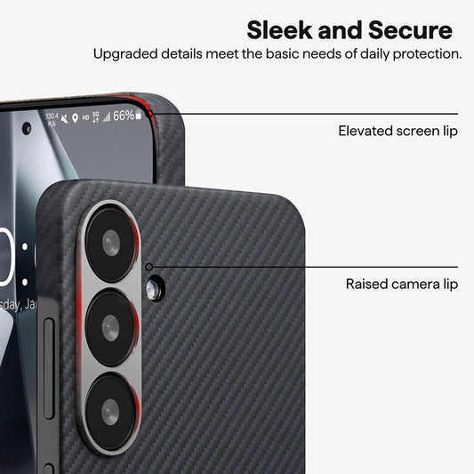 MagSafe Case for Google Pixel 10 Pro XL, Techsuit, Aramid Fiber, Black