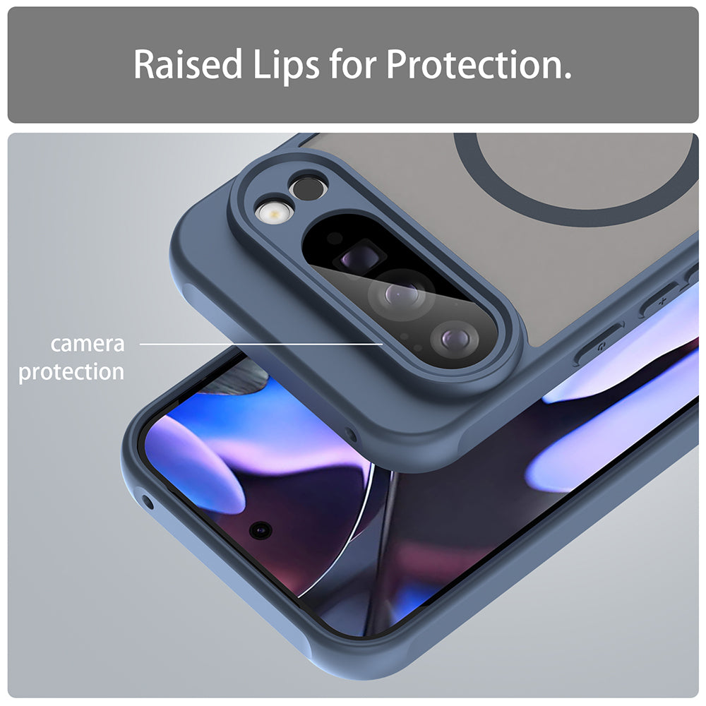 MagSafe-Hülle für Google Pixel 10 Pro XL, Techsuit, HaloFrost II, Marineblau