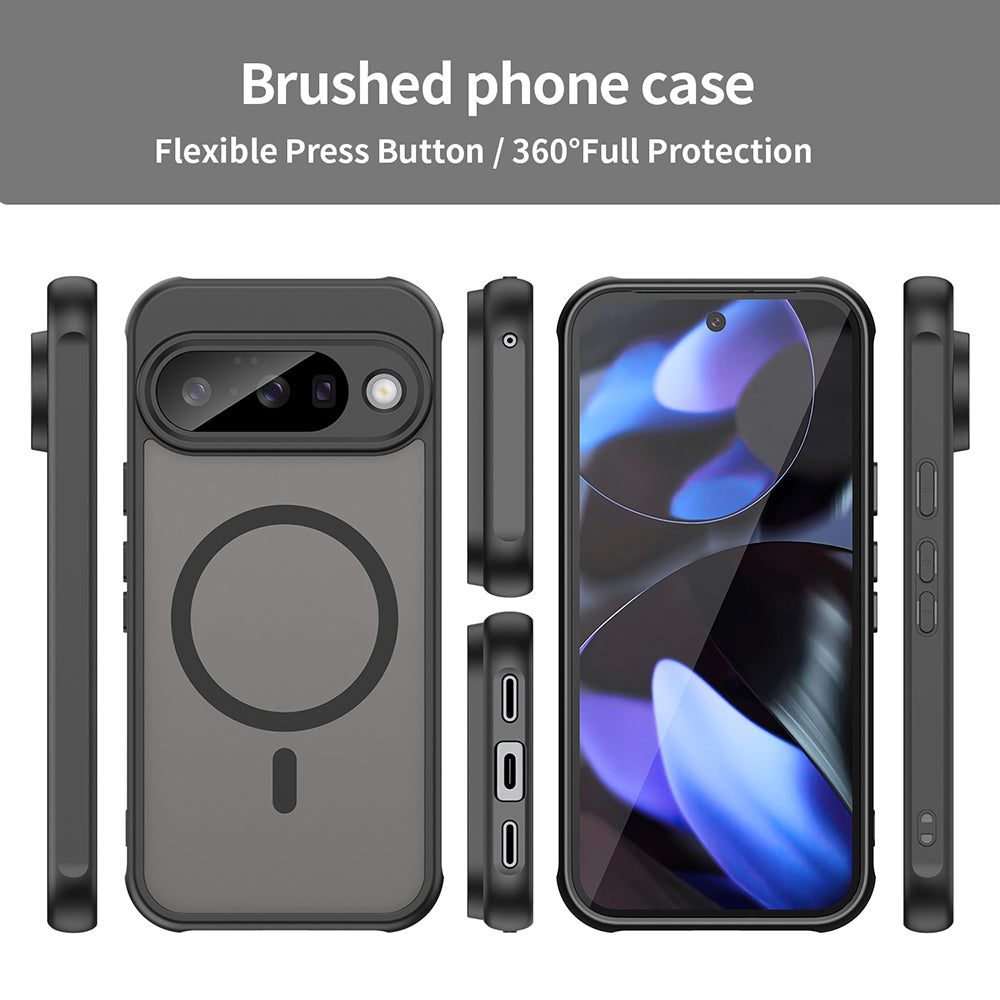 MagSafe-Hülle für Google Pixel 10, Techsuit, HaloFrost II, Schwarz