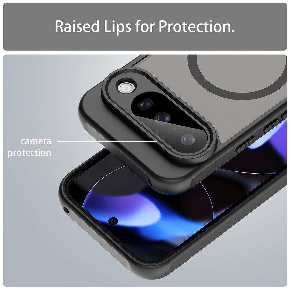 MagSafe-Hülle für Google Pixel 10, Techsuit, HaloFrost II, Schwarz