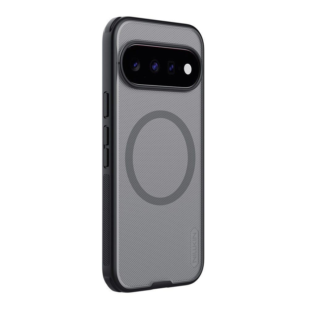 MagSafe-Hülle für Google Pixel 11, Nillkin Super Shield Pro, Schwarz, transparent und satiniert