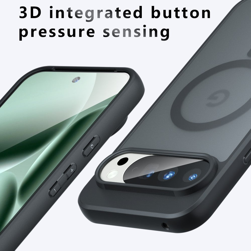 MagSafe-Hülle für Google Pixel 11 Pro / 11, Techsuit, PureFrost, Satin Schwarz