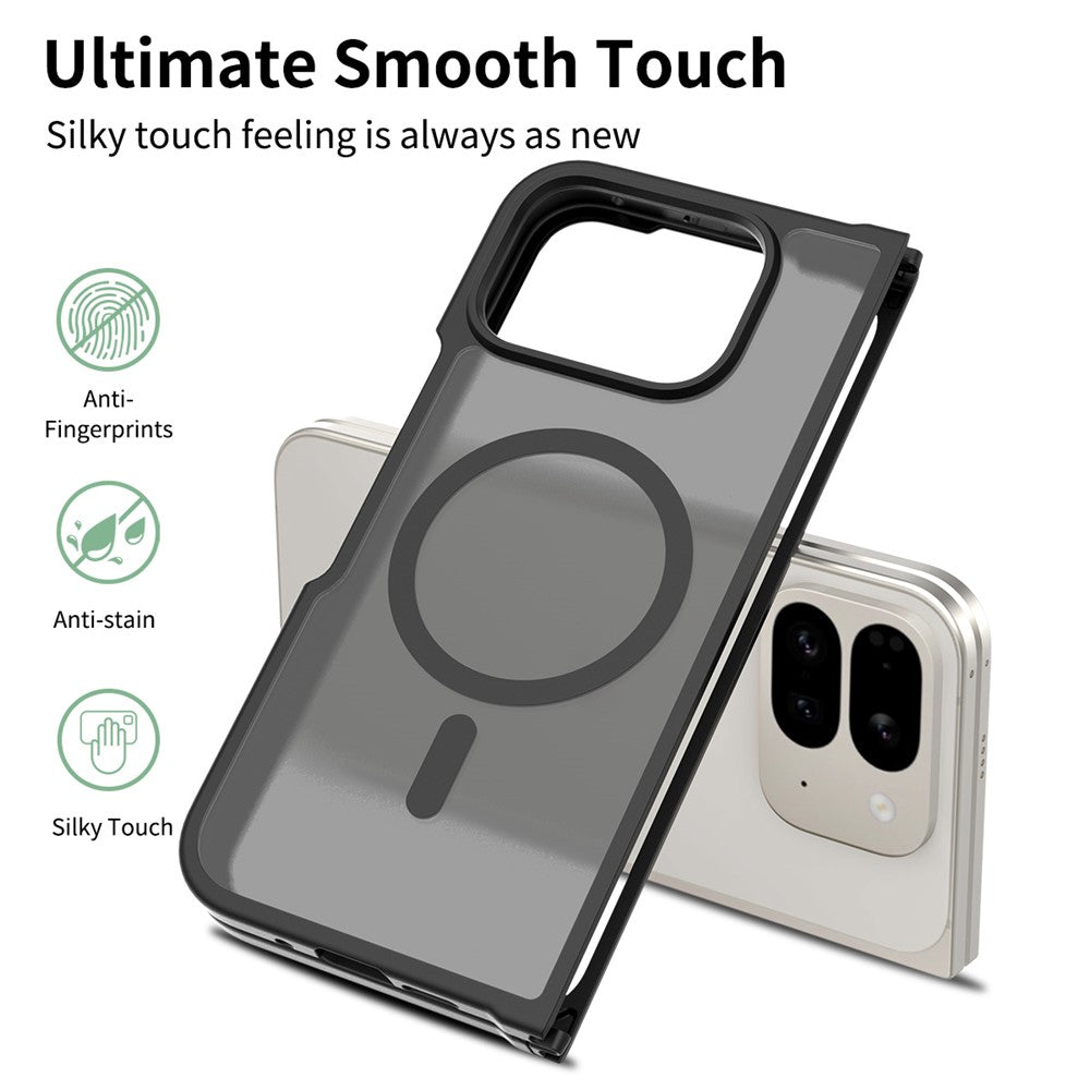 MagSafe-Hülle für Google Pixel 11 Pro Fold, Techsuit, PureFrost, Satin Schwarz