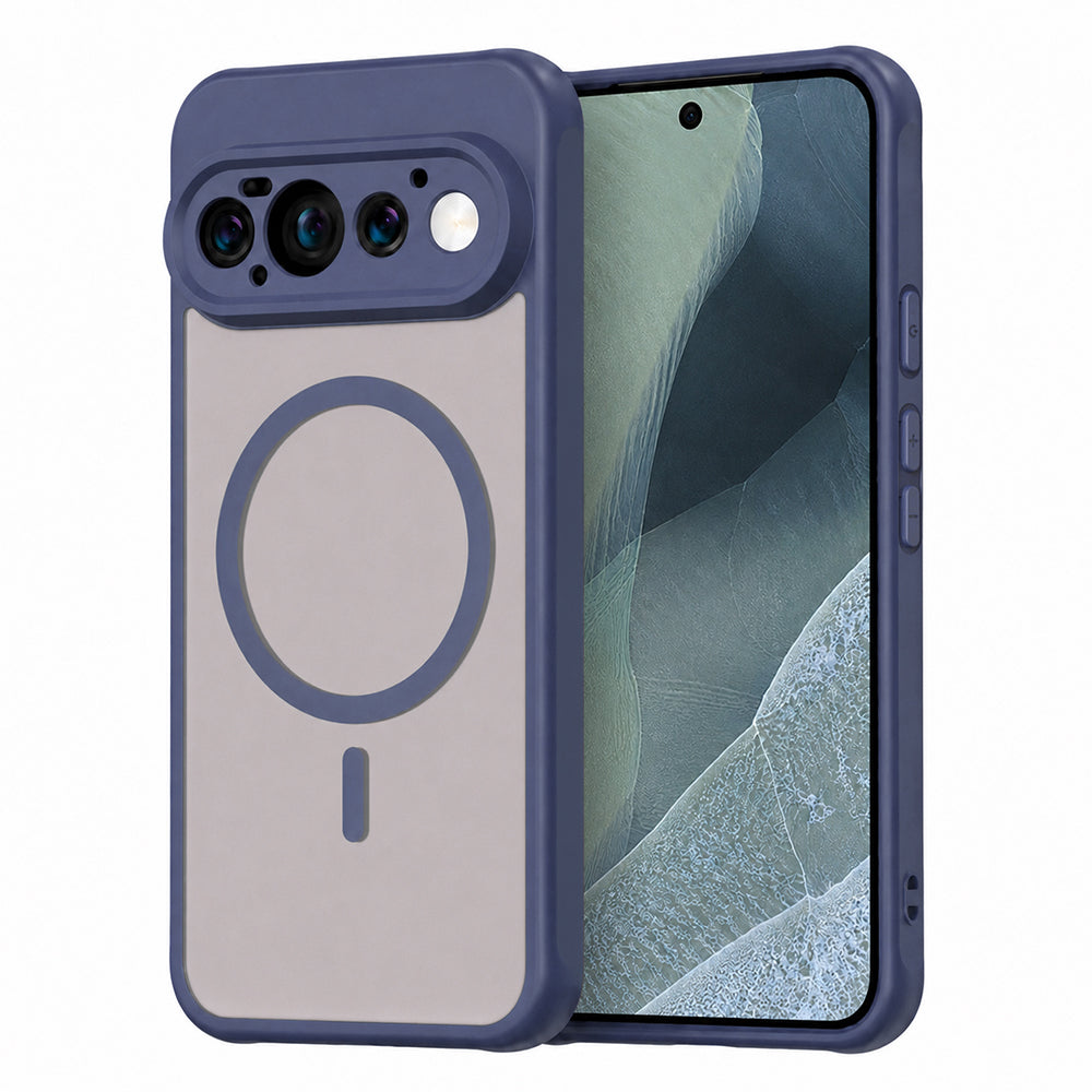 MagSafe-Hülle für Google Pixel 11 Pro, Techsuit, HaloFrost II, Marineblau