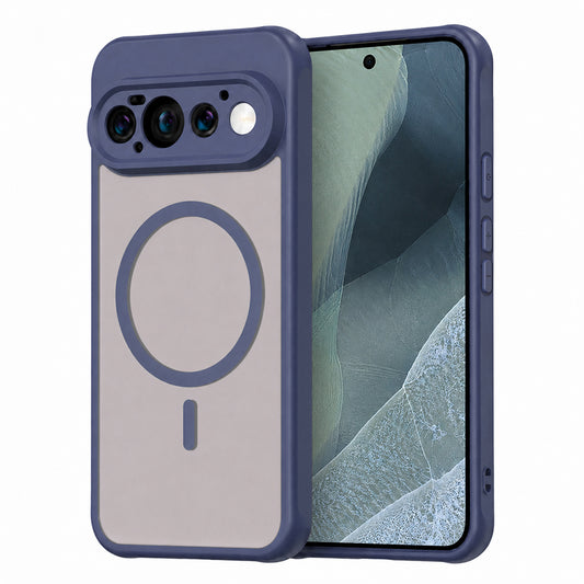 MagSafe-Hülle für Google Pixel 11 Pro, Techsuit, HaloFrost II, Marineblau