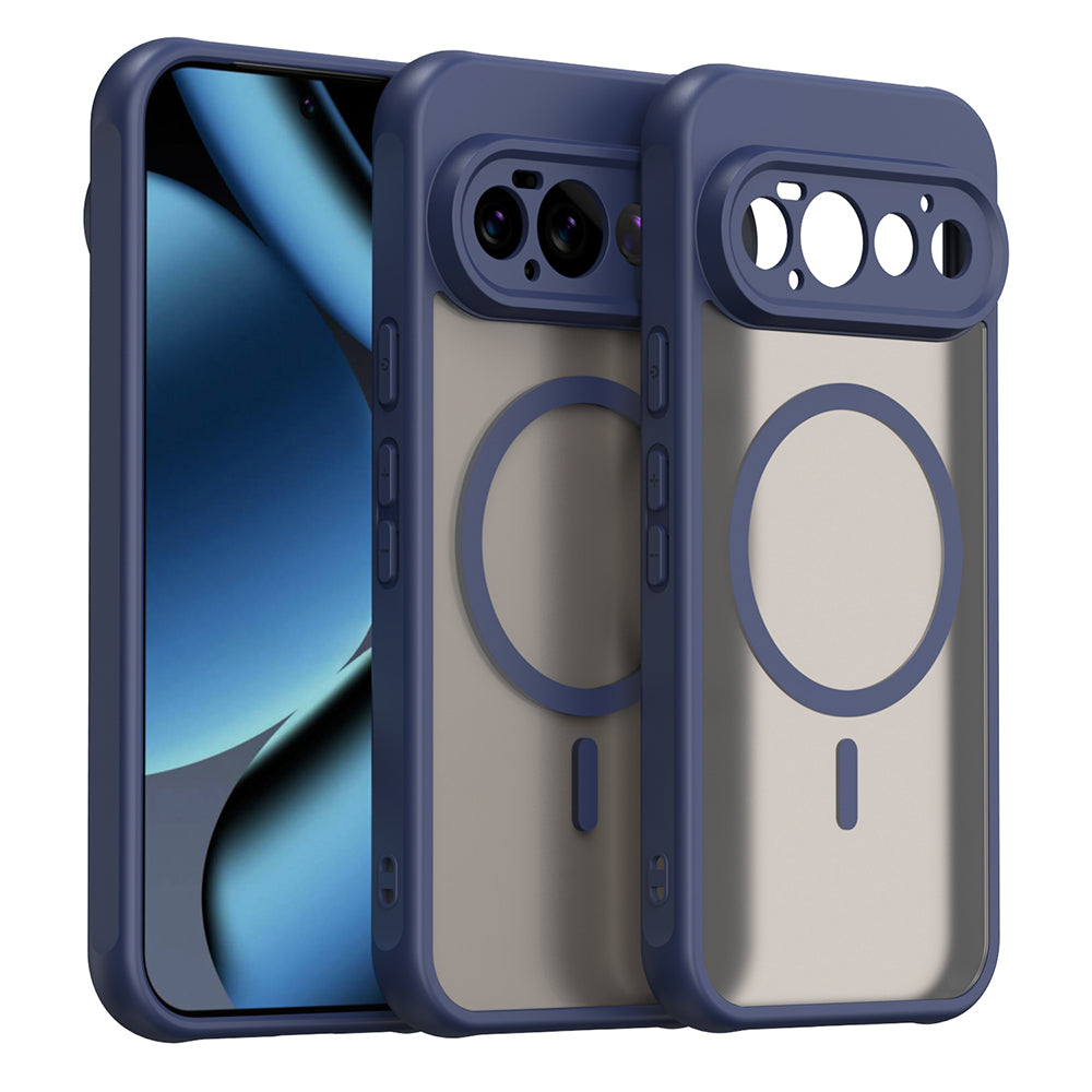 MagSafe-Hülle für Google Pixel 11 Pro, Techsuit, HaloFrost II, Marineblau