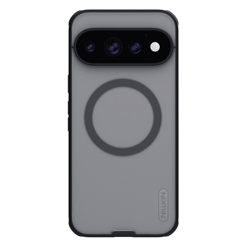 MagSafe-Hülle für Google Pixel 11 Pro XL, Nillkin, Super Shield Pro, Schwarz Transparent Satiniert