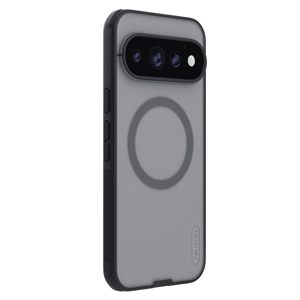 MagSafe-Hülle für Google Pixel 11 Pro XL, Nillkin, Super Shield Pro, Schwarz Transparent Satiniert