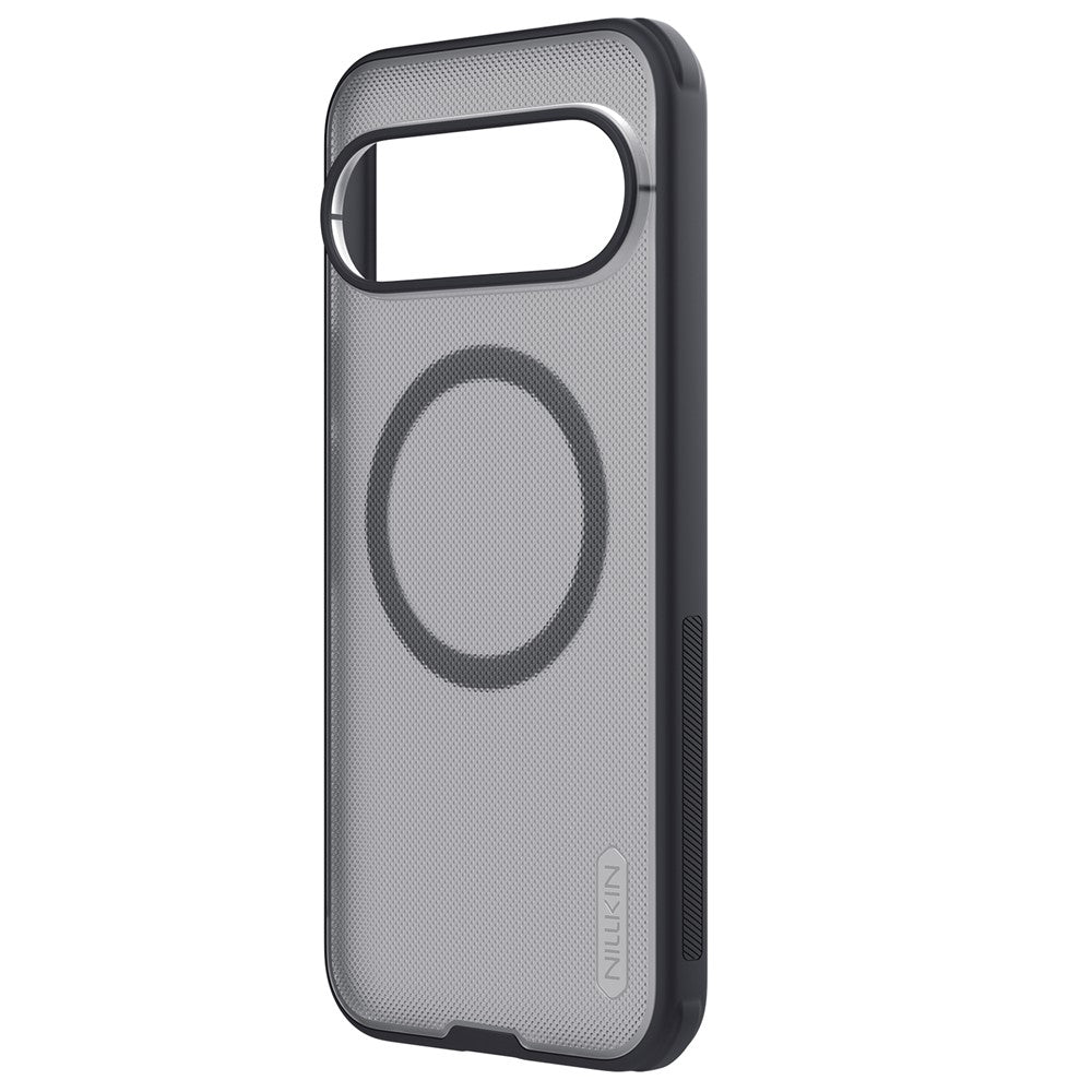 MagSafe-Hülle für Google Pixel 11 Pro XL, Nillkin, Super Shield Pro, Schwarz Transparent Satiniert
