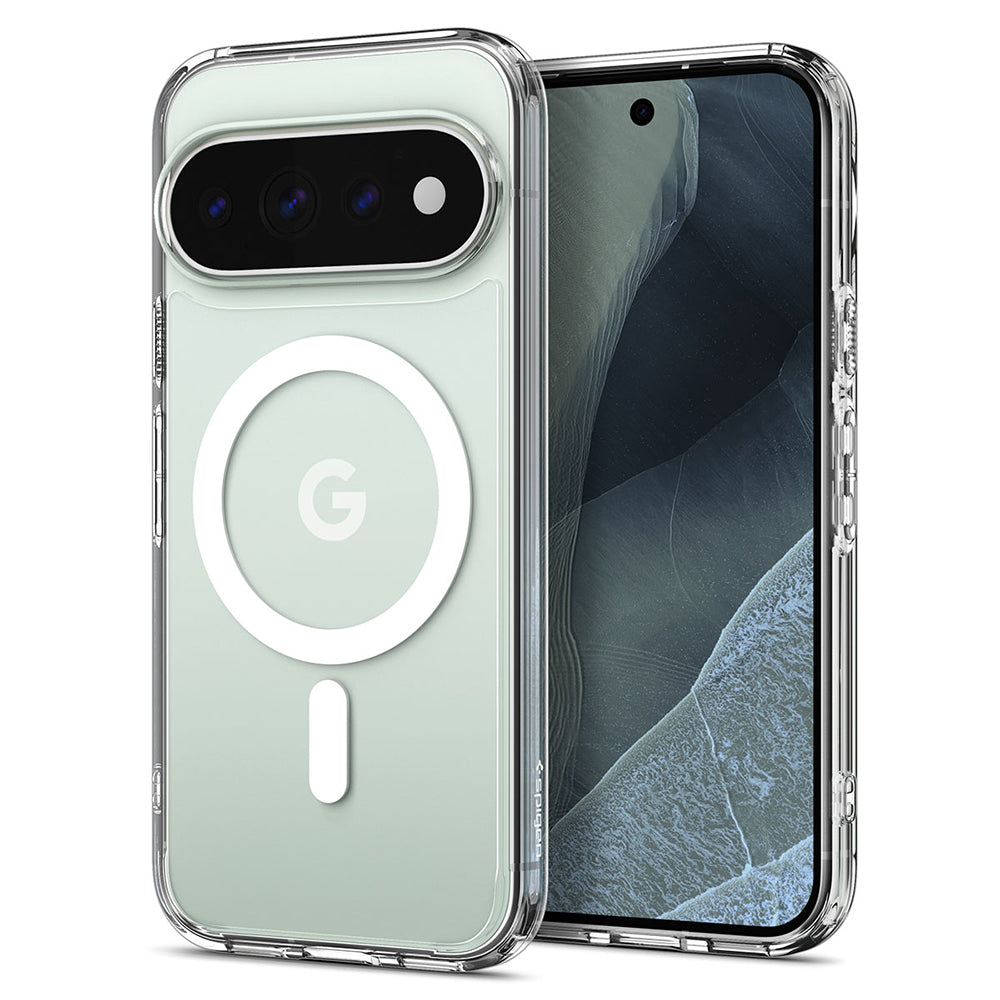 MagSafe-Hülle für Google Pixel 11 Pro XL, Spigen, Ultra Hybrid, Transparent Weiß ACS11451