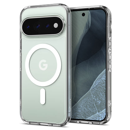 MagSafe-Hülle für Google Pixel 11 Pro XL, Spigen, Ultra Hybrid, Transparent Weiß ACS11451