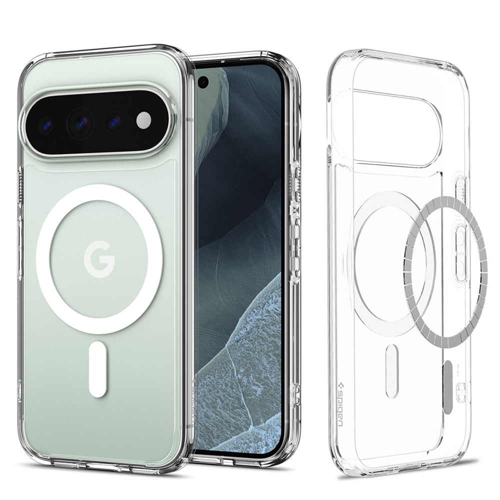 MagSafe-Hülle für Google Pixel 11 Pro XL, Spigen, Ultra Hybrid, Transparent Weiß ACS11451