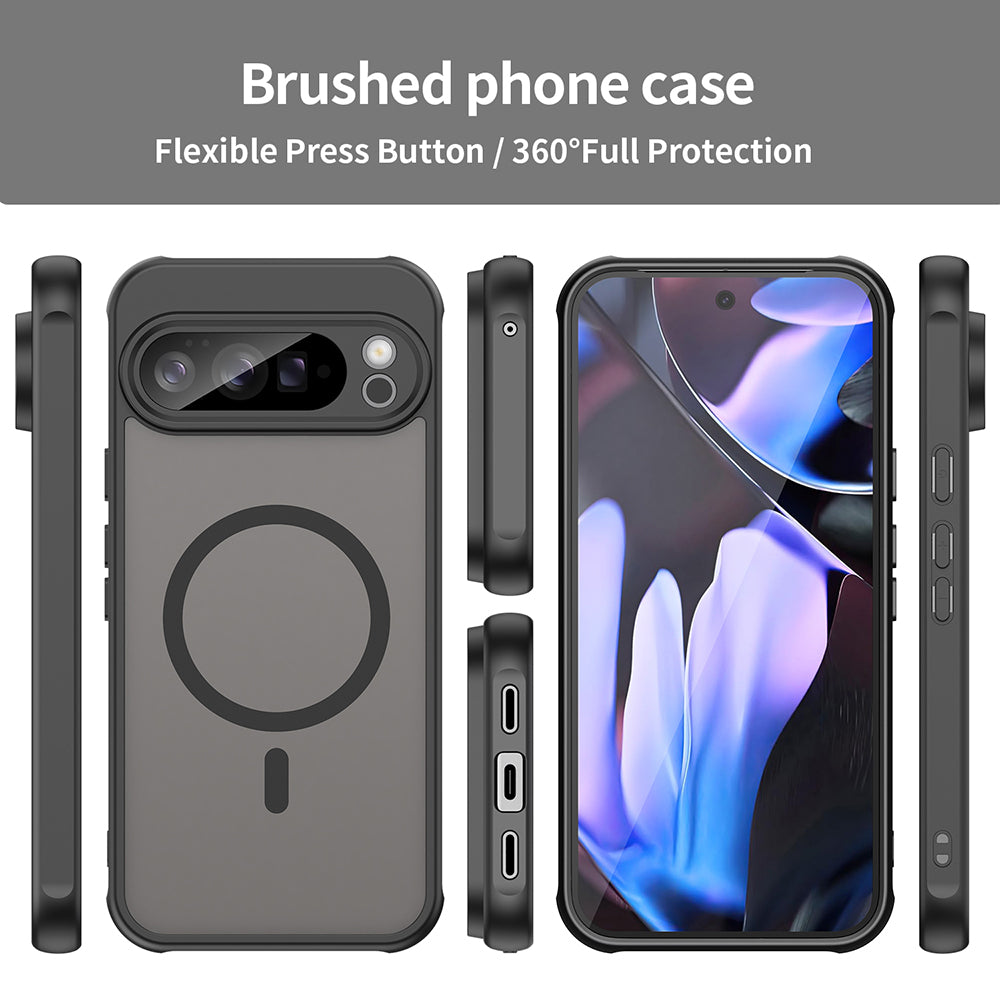 MagSafe-Hülle für Google Pixel 11, Techsuit, HaloFrost II, Schwarz