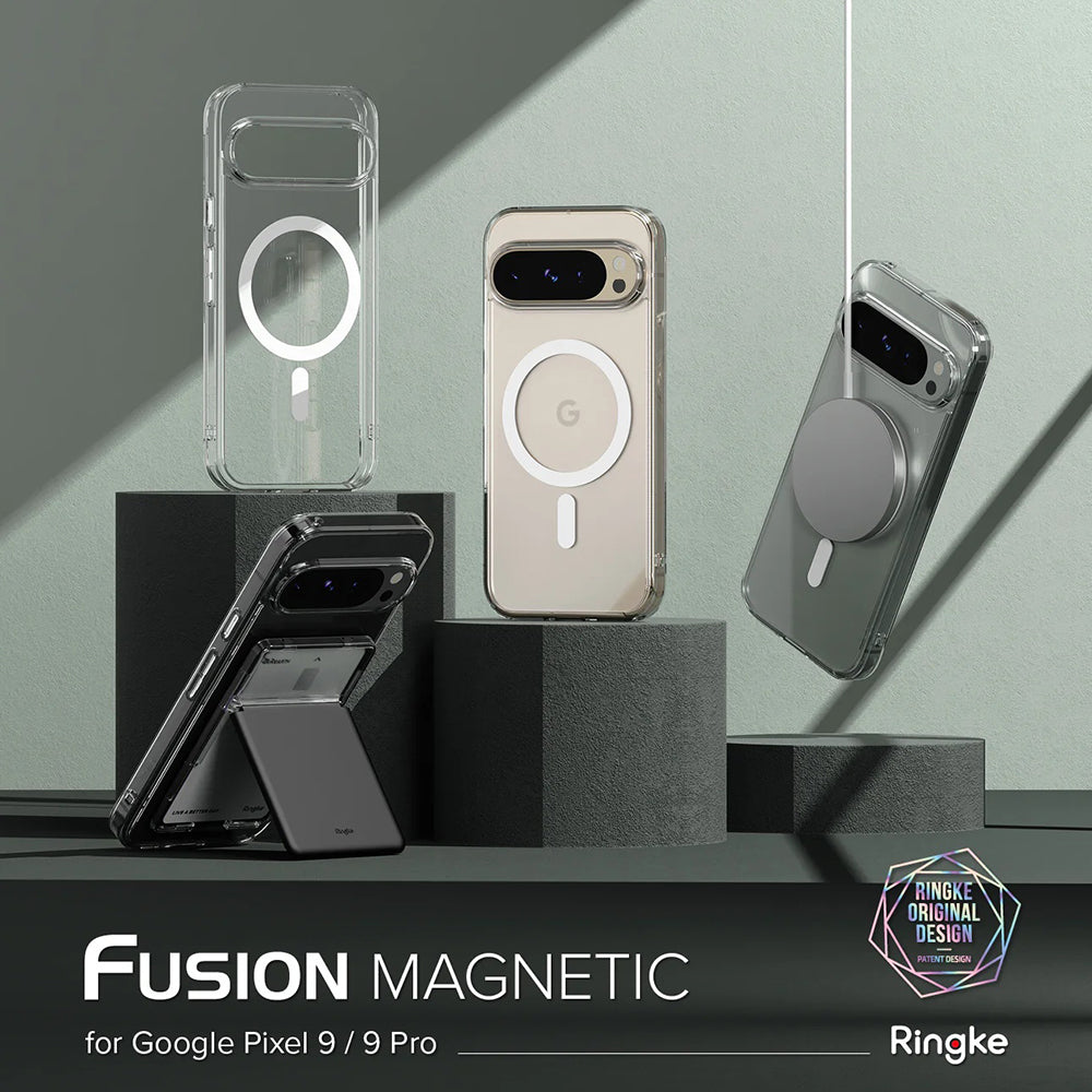 MagSafe-Hülle für Google Pixel 9 / 9 Pro, Ringke, Fusion, Transparent