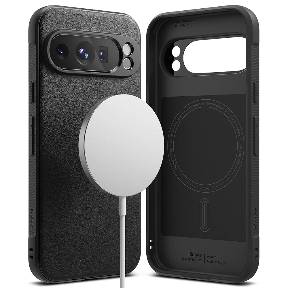MagSafe-Hülle für Google Pixel 9 Pro, Ringke, Onyx, Schwarz