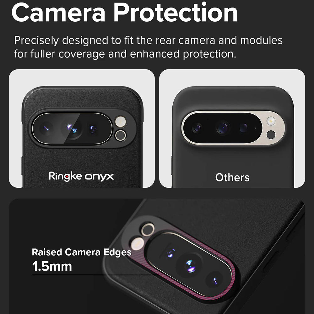 MagSafe-Hülle für Google Pixel 9 Pro, Ringke, Onyx, Schwarz