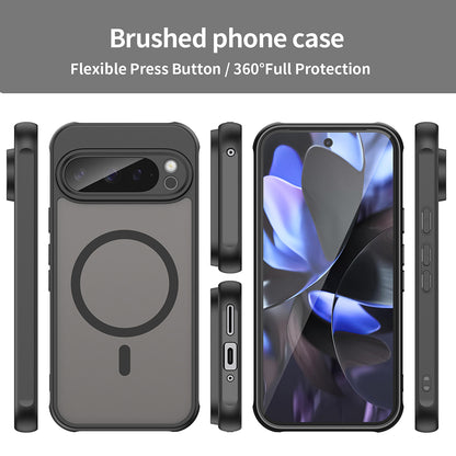 MagSafe Case for Google Pixel 9 Pro, Techsuit, HaloFrost II, Black