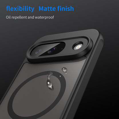 MagSafe-Hülle für Google Pixel 9, Techsuit, HaloFrost II, Schwarz