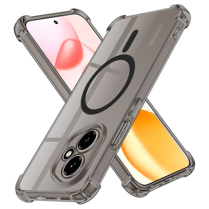 MagSafe-Hülle für Google Pixel 9, Techsuit, stoßfest klar, rauchfarben