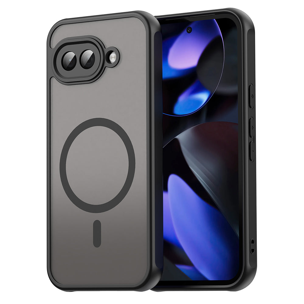 MagSafe-Hülle für Google Pixel 9a, Techsuit, HaloFrost II, Schwarz
