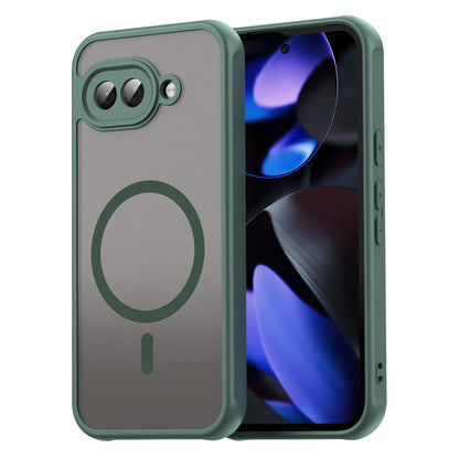 MagSafe Case for Google Pixel 9a, Techsuit, HaloFrost II, Green