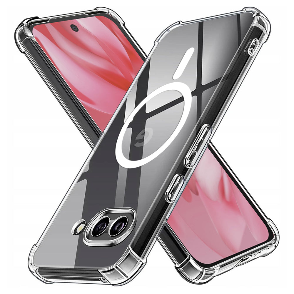 MagSafe-Hülle für Google Pixel 9a, Techsuit, stoßfest, transparent