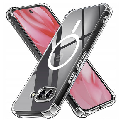 MagSafe-Hülle für Google Pixel 9a, Techsuit, stoßfest, transparent