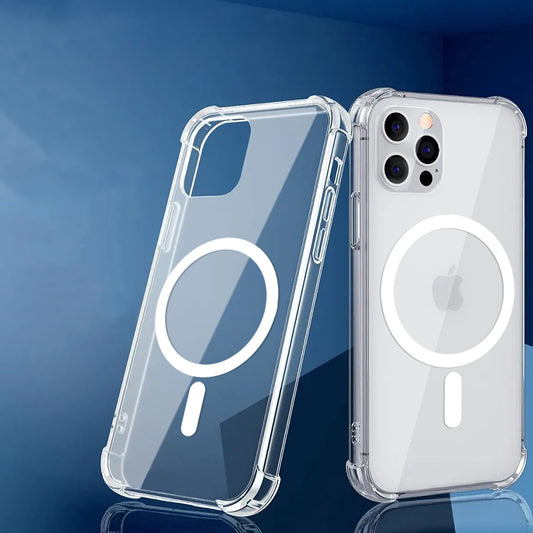 MagSafe-Hülle für Google Pixel 9a, Techsuit, stoßfest, transparent
