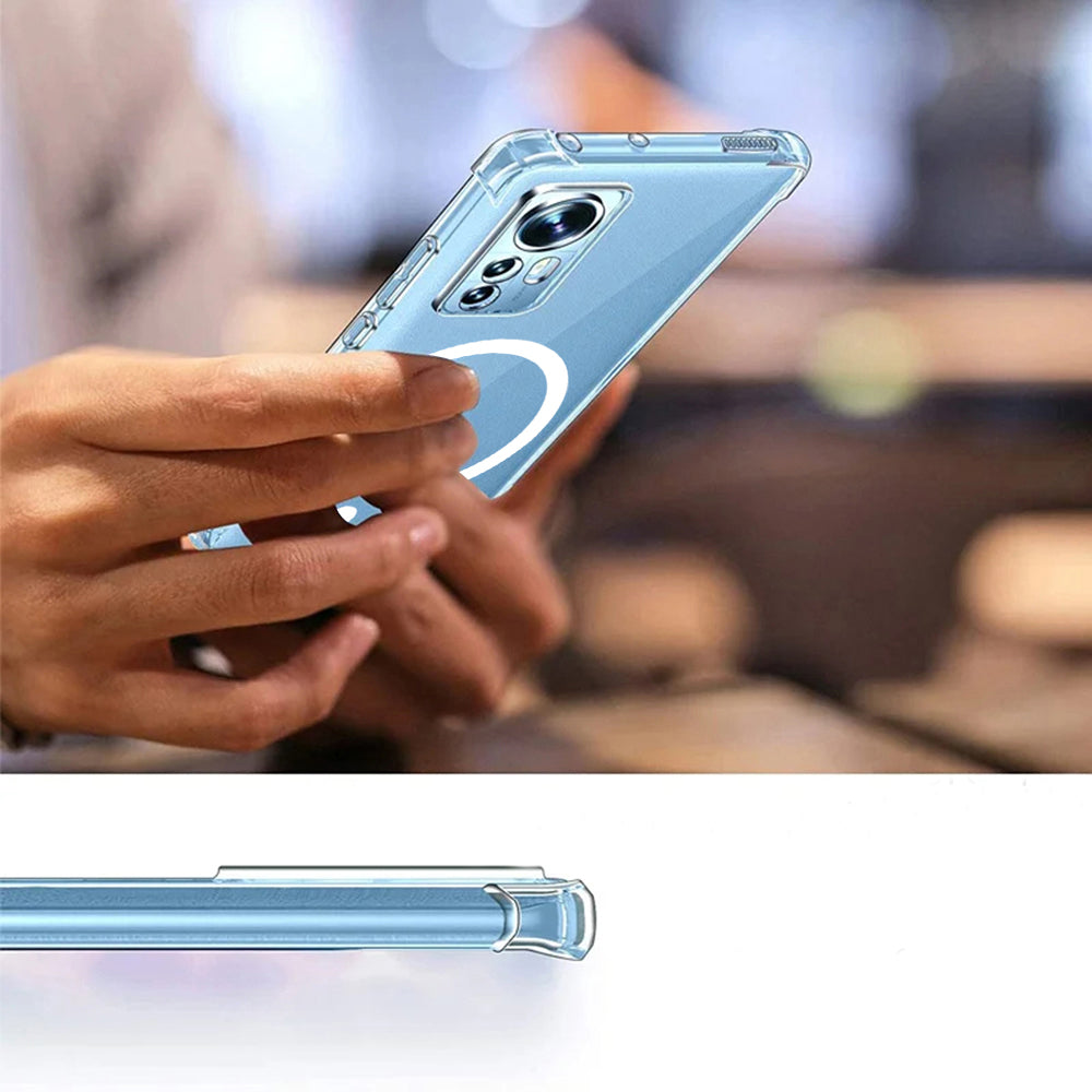 MagSafe-Hülle für Google Pixel 9a, Techsuit, stoßfest, transparent