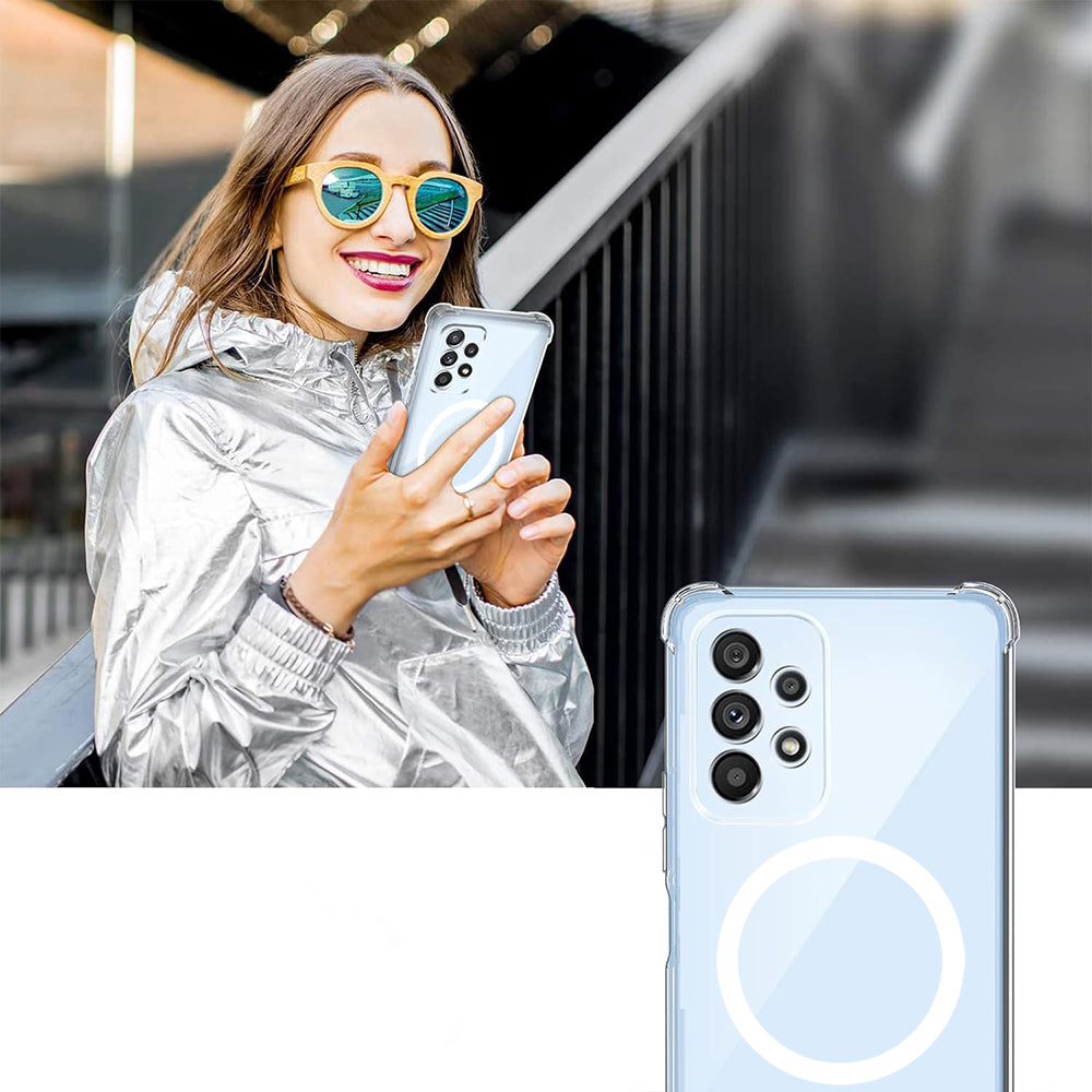 MagSafe-Hülle für Google Pixel 9a, Techsuit, stoßfest, transparent